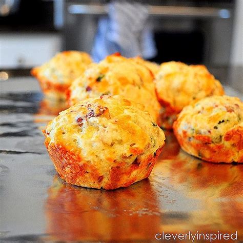 Cheesy Bacon Muffins Recipe!! | Cheesy bacon, Crockpot pumpkin dessert, Biscuit muffin recipe