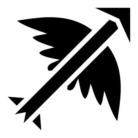 Arrow wings icon, SVG and PNG | Game-icons.net
