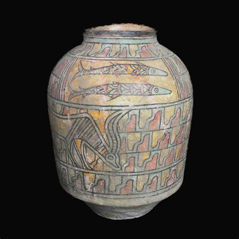 Ancient to Medieval (And Slightly Later) History - Large Indus Valley Polychrome Jar, Nal ...