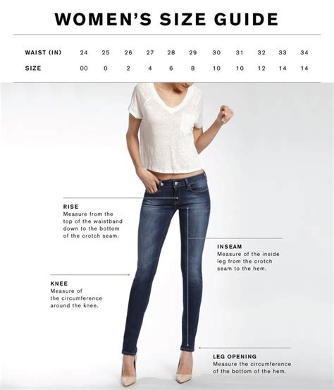 Jean terms 👖 | Women jeans, Pants for women, Jeans size chart