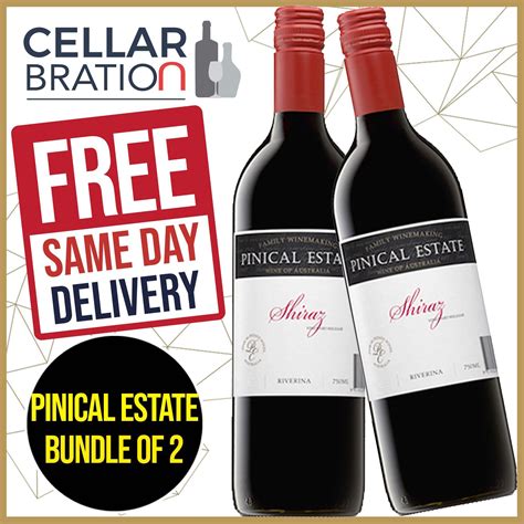 [SAME DAY DELIVERY] 2018 Pinical Estate Shiraz Red Wine 750ml x 2 bottles, Food & Drinks ...