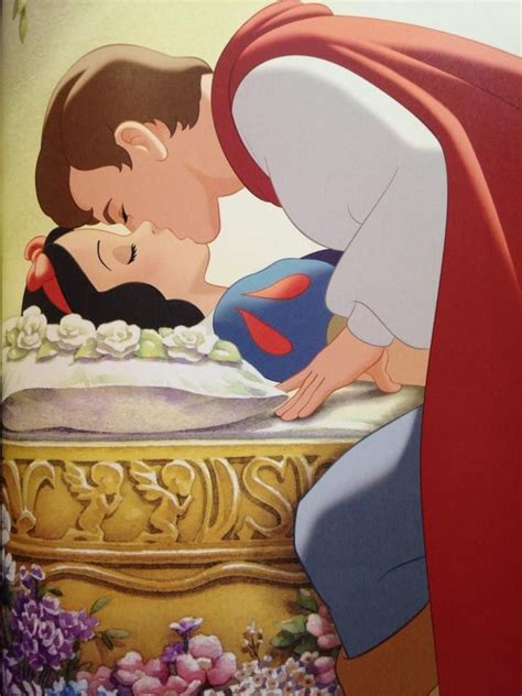 The Prince gives Snow White true love's kiss | Disney princess snow white, Snow white disney ...