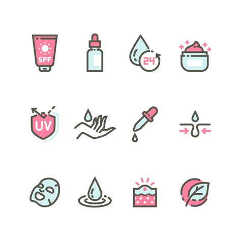 Set of Skin Care Icon 6124104 Vector Art at Vecteezy