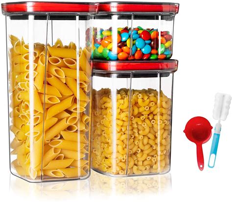 Airtight Cereal Storage Containers Set - Desi Shopper