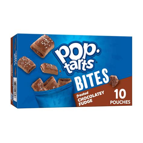 Pop Tarts Bites Frosted Chocolatey Fudge Baked Pastry Bites, 14.1 oz ...