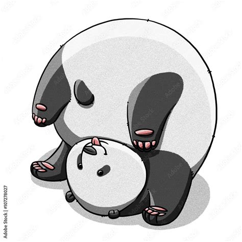 Funny Panda Cartoon