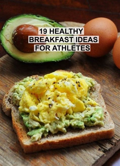 19 Healthy Breakfast Ideas for Athletes - Fitness and Power in 2021 | Healthy, Healthy breakfast ...