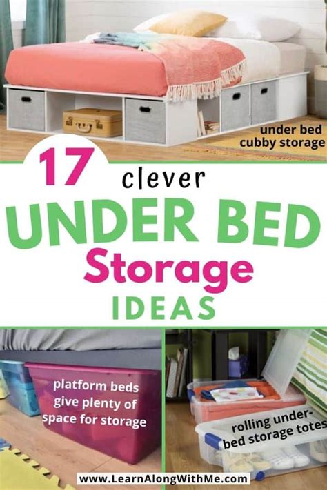 17 clever Under bed Storage Ideas (perfect for a small room) - Learn ...