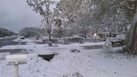 South Texas Snowstorm - December 7-8, 2017