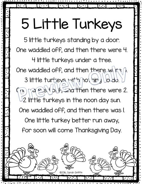 Daughters and Kindergarten: 5 Thanksgiving Poems for Kids