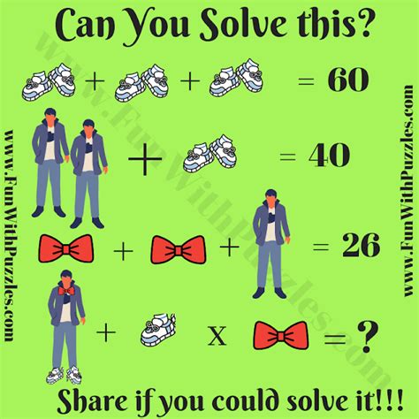 Tricky Maths Number Puzzle for Teens of Middle School