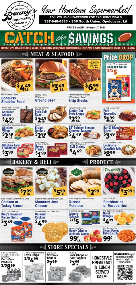 SPECIALS | Benny's Grocery