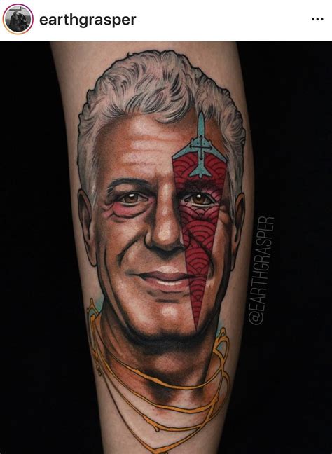 Gorgeous Anthony Bourdain tattoo from the incredible Jonathan Penchoff ...