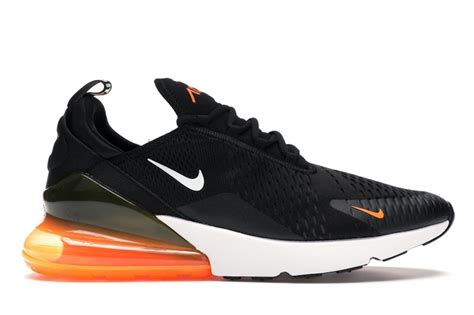 Nike Air Max 270 Black White Total Orange - AH8050-014