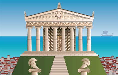 History: Ancient Greek Architecture: Level 1 activity for kids | PrimaryLeap.co.uk