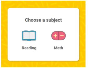 iReady - choose a subject - Breakthrough Public Schools (BPS)