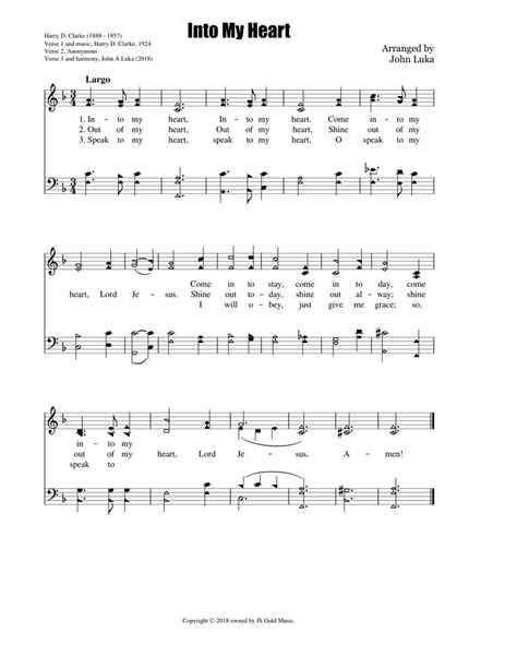 Into My Heart Sheet music for Organ | Download free in PDF or MIDI | Musescore.com