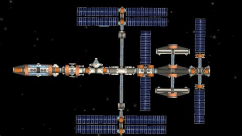 Space Station blueprint | Spaceflight Simulator | Space SFS - YouTube