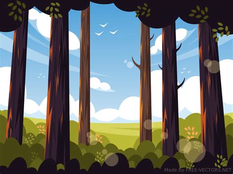 Forest vector - Nature - FREE-VECTORS.NET