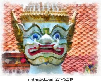 Wat Arun Temple Ancient Thai Architecture Stock Illustration 2147452519 | Shutterstock