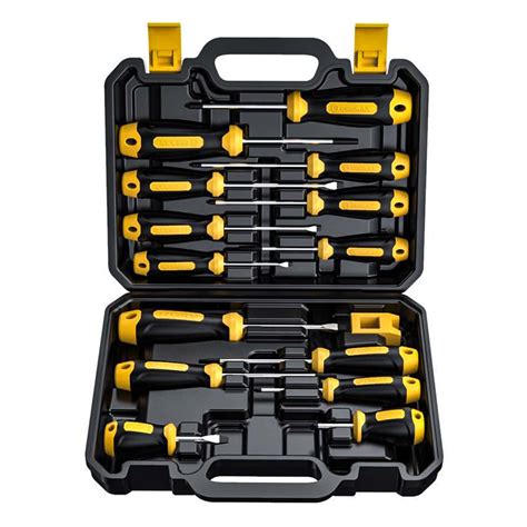 Cremax Magnetic Screwdriver Set 14 PCS With Plastic Toolbox Storage ...