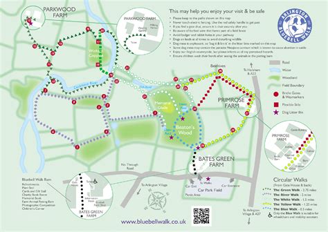 Interactive Map - Arlington Bluebell Walk