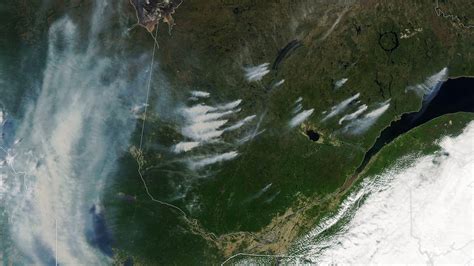 Fires Burn Across Quebec - SpaceRef