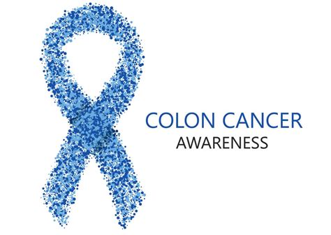 Vector modern colon cancer awareness circles desigen - Cedar Valley ...