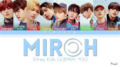 Miroh Romanized Lyrics - Stray Kids | Stray Kids Romanized Lyrics ...