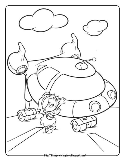 Little Einstein Rocket Ship Coloring Pages