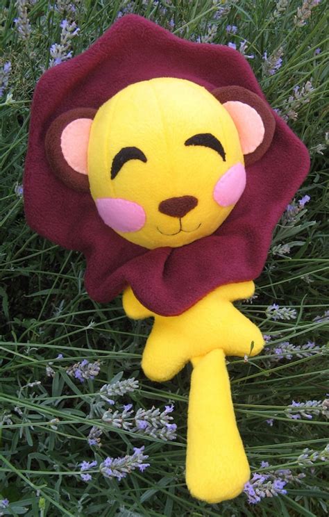 Tiny Lion Plushie Sewing Pattern PDF