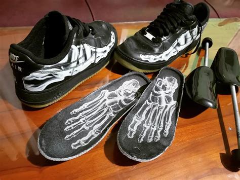 NIKE AIR FORCE 1 SKELETON, Fesyen Pria, Sepatu , Sneakers di Carousell