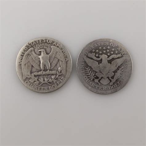 2 US Silver Quarters | Property Room