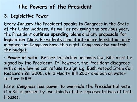 PPT - 4. The Powers of the President PowerPoint Presentation, free download - ID:5495087