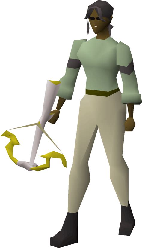 File:Armadyl crossbow equipped female.png - OSRS Wiki