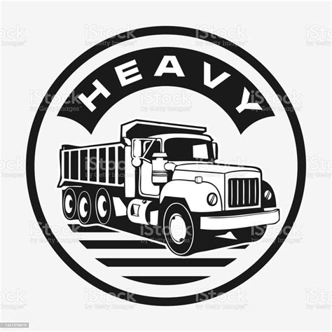 Dump Truck Vector Graphic Illustration Design Stock Illustration - Download Image Now - Dump ...