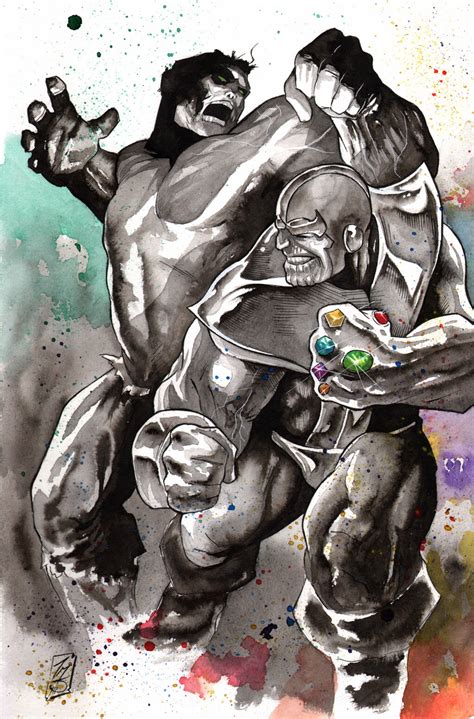 Thanos vs Hulk by SpaciousInterior on DeviantArt | Thanos vs hulk, Hulk ...