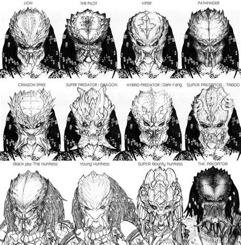 12 Predators face concept by CorruptionSolid on deviantART | Predator alien art, Predator ...