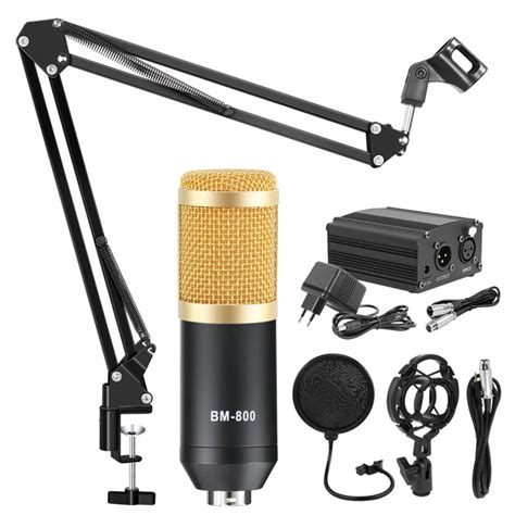 Condenser Microphone Set Up