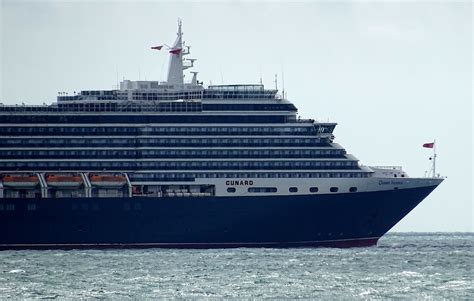 Cunard Ship Queen Victoria Bow Free Stock Photo - Public Domain Pictures