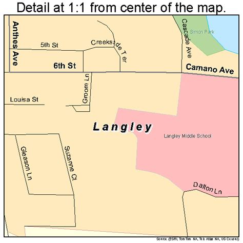 Langley Washington Street Map 5338355