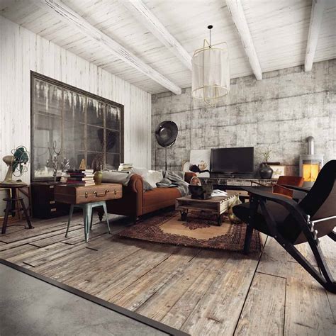 Rustic Industrial Living Room Ideas to Inspire