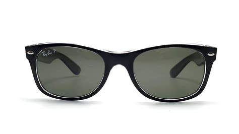 Ray-Ban P New Wayfarer Black RB2132 6052/58 52-18 Polarized | Visiofactory