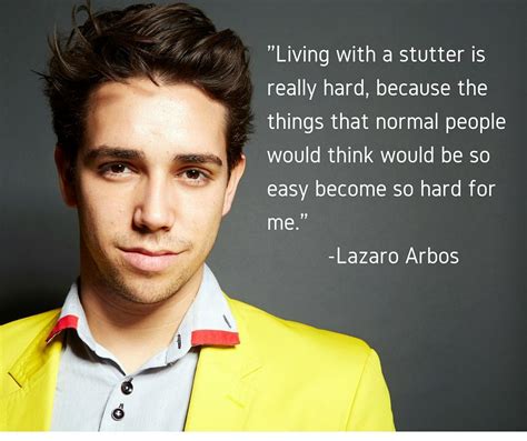 Lazaro Arbos on #stuttering Speech Language Pathology, Speech And Language, Motivational Quotes ...