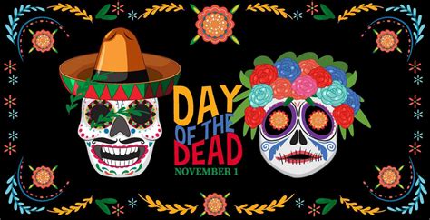Day of the dead with calaca skull 10959545 Vector Art at Vecteezy