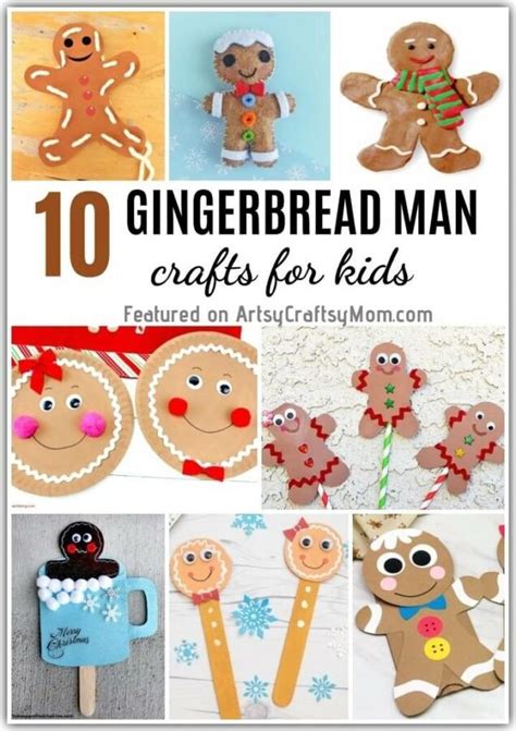 10 Adorable Gingerbread Man Crafts for Kids