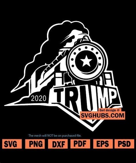 Trump train SVG, Trump train 2020 SVG, Trump Train Flag Svg, Trump 2020 SVG