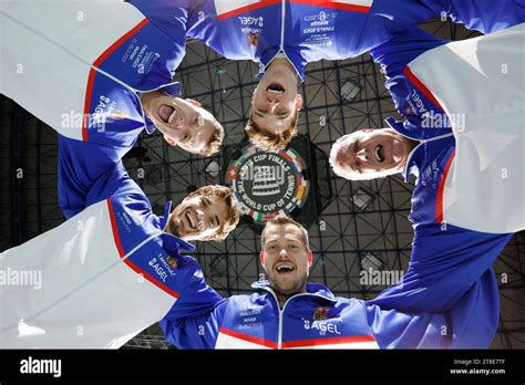 Czech Davis Cup Men team, from right CCW: non-playing captain Jaroslav ...