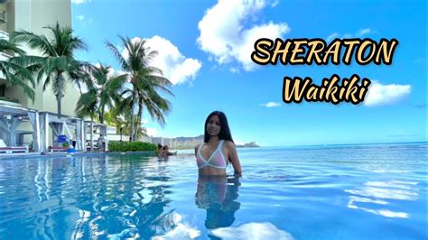 Staying at Sheraton Waikiki | infinity pool | Room view - YouTube