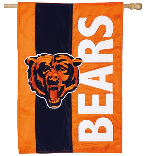 Chicago Bears Embellished Flags